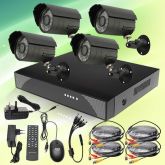 500GB HD 4CH Channel CCTV DVR Home Security Surveillance IR